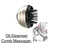 Load image into Gallery viewer, Oil Dispenser Comb Head Massager
