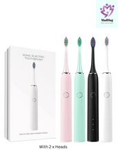 Load image into Gallery viewer, Sonic Electric Toothbrush- With two Heads MadHug - Beauty Store