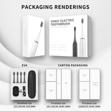 Load image into Gallery viewer, Sonic Electric Toothbrush- With two Heads MadHug - Beauty Store