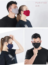 Load image into Gallery viewer, Face Mask with PM2.5 Filters Comfortable MadHug Brand ( Black) MadHug Health Beauty and Personal Care