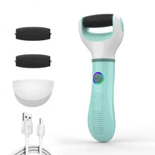 Load image into Gallery viewer, Foot Callus Remover Electric foot Grinder at MadHug -Removes hard and dead skin and gradually exfoliates. Achieve your desired level of smoothness and soft skin as it comes with 3 grinding heads.