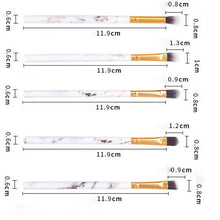 Load image into Gallery viewer, Makeup brush set - Marble (Pouch) MadHug Health Beauty and Personal Care