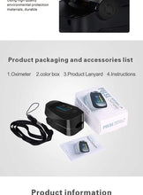 Load image into Gallery viewer, Oximeter OLED Fingertip Oxygen Sp02 Monitor MadHug Health Beauty and Personal Care