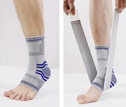 Ankle support + Straps at MadHug Health braces for foot pain and ankle strains. Can easily fit NZ shoe size 11- 13