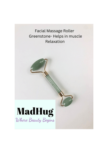 Facial Massage Roller- Green Stone Roller Set MadHug Health Beauty and Personal care