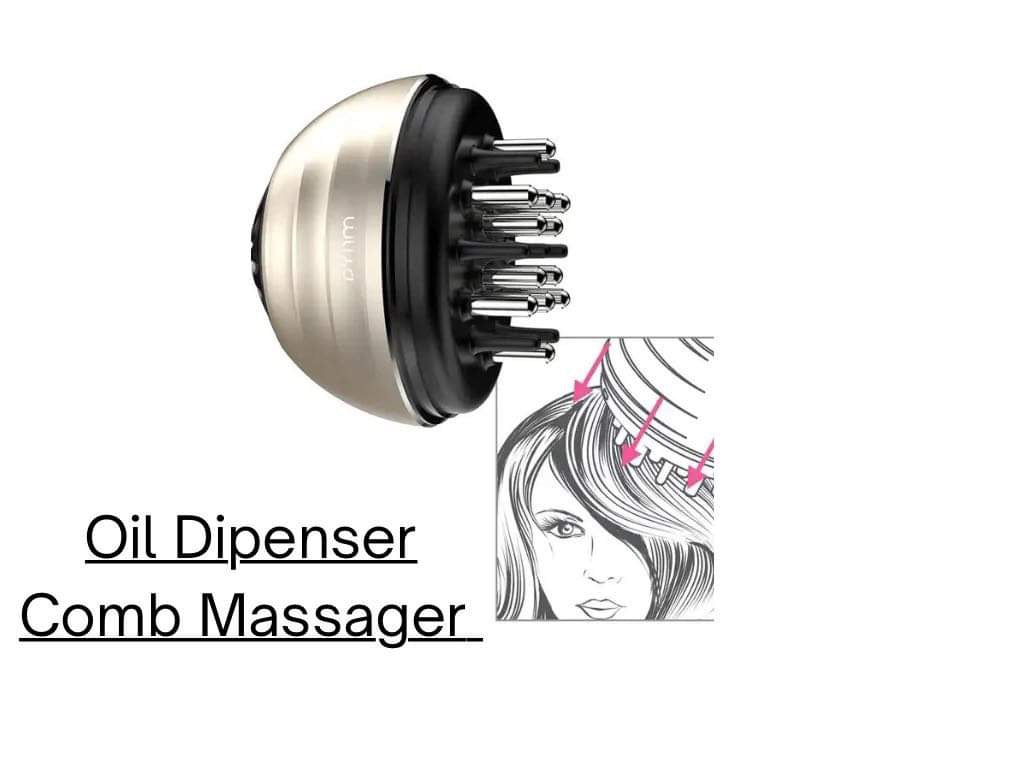 Oil Dispenser Comb Head Massager