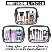 Load image into Gallery viewer, Cosmetic Clear Case Organizers (Set of 3) MadHug Health Beauty and Personal Care
