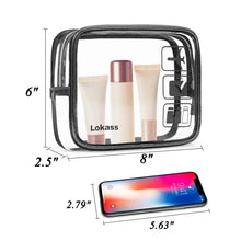 Load image into Gallery viewer, Cosmetic Clear Case Organizers (Set of 3) MadHug Health Beauty and Personal Care
