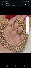 Load image into Gallery viewer, Rose gold plated necklace &amp; earring set MadHug Health Beauty and Personal care
