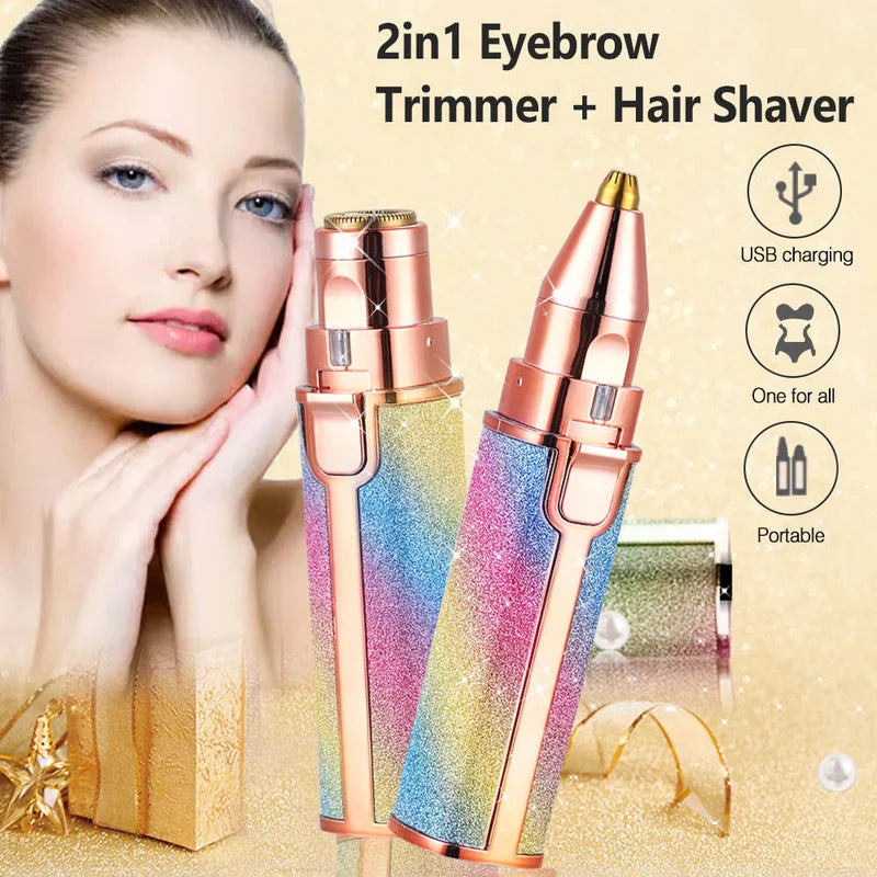 Sale Eye brow Trimmer + Hair Shaver 2in1 MadHug Health Beauty and Personal Care
